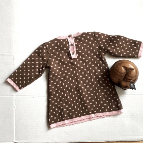 JANIE & Jack Reversible Polka Dots Winter Dress. P/A853/150 - Picture 5 of 9